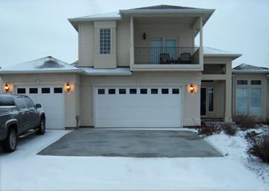 Heated driveway system featuring ClearZone heat cable.