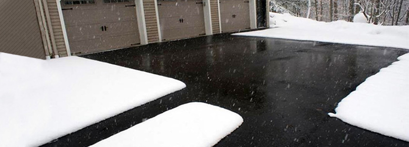 Driveway Heating And Snow Melting Systems Exterior Radiant Heat 